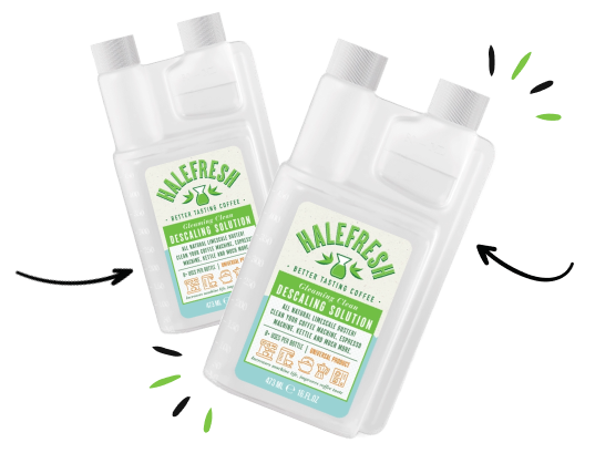 Halefresh descaling solution buy 1 and get 1 50% off offer.